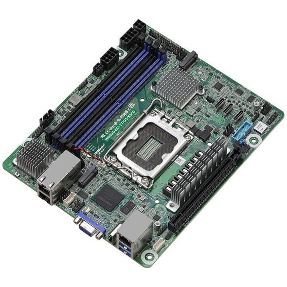 ASRock Mainboard W680D4ID-2T/G5/X550 mini-DTX Sockel 1700 DDR5-only Single