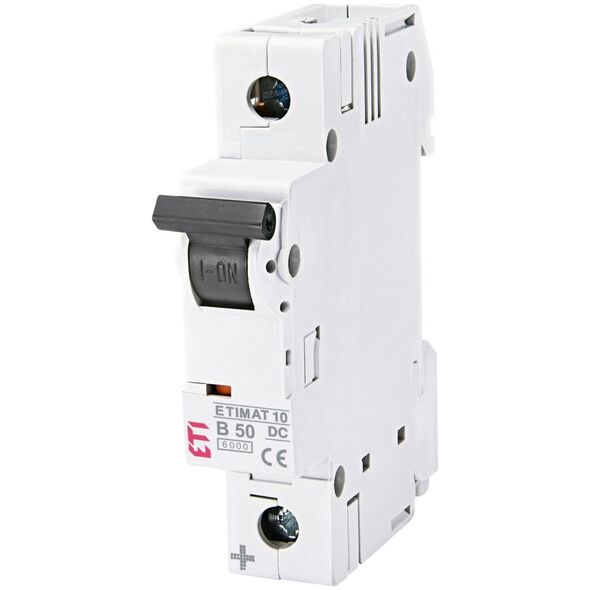 Etipo Αυτόματος διακόπτης ETI Polam Asti Etimat 10 002127721 1P B 50A 6kA DC 13477044 3838895421603