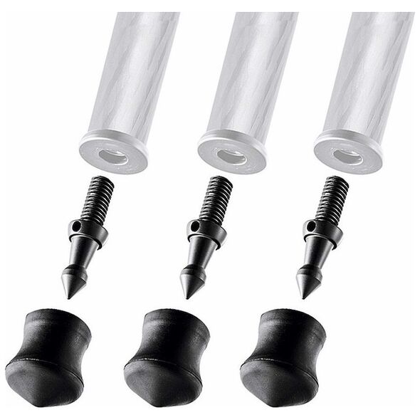 Manfrotto Gitzo κοντές καρφίτσες και λαστιχένια πόδια GSF30S 30mm 3τμχ 13927505 8024221665239