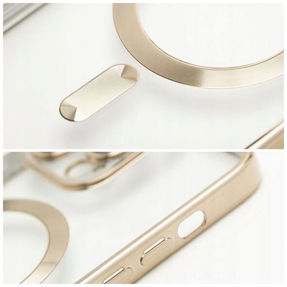 OEM Futerał ELECTRO MAG COVER kompatybilny z MagSafe do SAMSUNG S24 Plus złoty