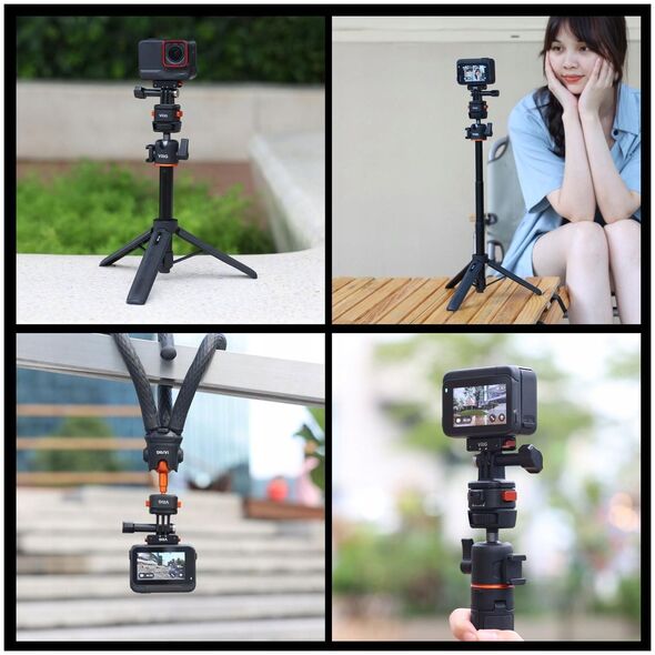 Głowica Szybkozłączka Uchwyt Magnes 1/4 do GoPro HERO 13 12 11 10 9 8 7 MAX / AC14