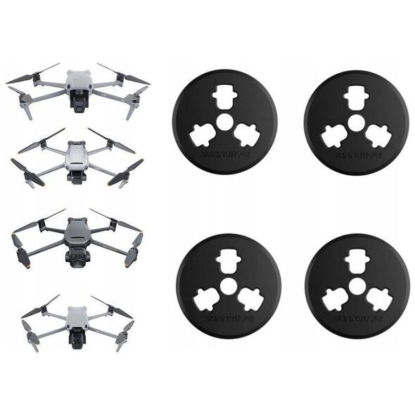 4x Osłona Pokrywka Zaślepka Zabezpieczenie do Silników DJI Air 3S / 3 / MAVIC 3 / MD912