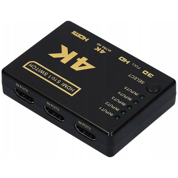 Pawonik SWITCH 5x HDMI PRZEŁĄCZNIK ROZDZIELACZ ULTRA HD 4K