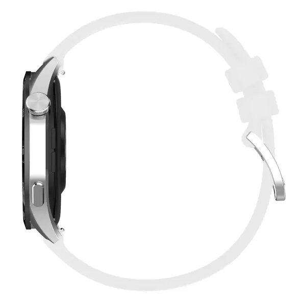 Bizon Strap Watch Silicone Pro Huawei Watch GT 5 Pro 42mm/GT 5 41mm/GT 4 41mm white