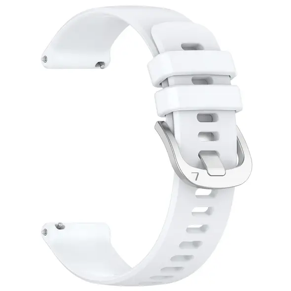 Bizon Strap Watch Silicone Pro Huawei Watch GT 5 Pro 42mm/GT 5 41mm/GT 4 41mm white