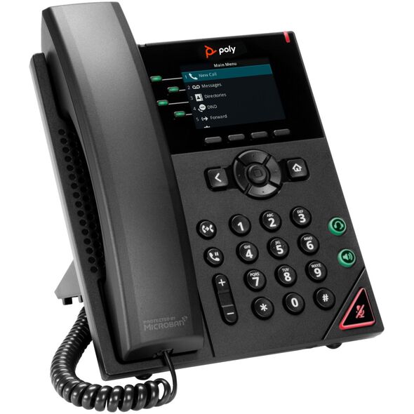 Telefon HP HP Poly VVX 250 4-Line IP Phone and PoE-enabled-WW