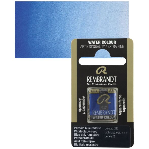 Artequipment Rembrandt Watercolor Pan 1 τεμάχιο Phthalo Blue Reddish 583 13801105 8712079051181