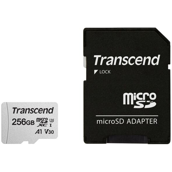 Karta Transcend 300S MicroSDXC 256 GB Class 10 UHS-I/U3  (TS256GUSD300S-A)