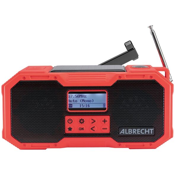 Radio Albrecht Albrecht DR 112 DAB+/UKW Outdoor Kurbelradio