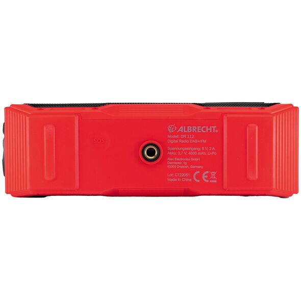 Radio Albrecht Albrecht DR 112 DAB+/UKW Outdoor Kurbelradio