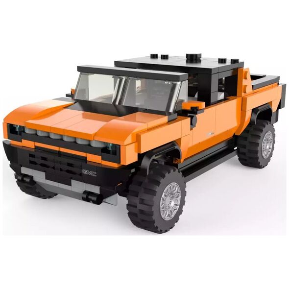 Rastar RASTAR 1:30 assemble μοντέλο αυτοκινήτου Hummer EV, ποικιλία, πορτοκαλί/κίτρινο, 454 εξαρτήματα, 93700 13954650 6930751322899