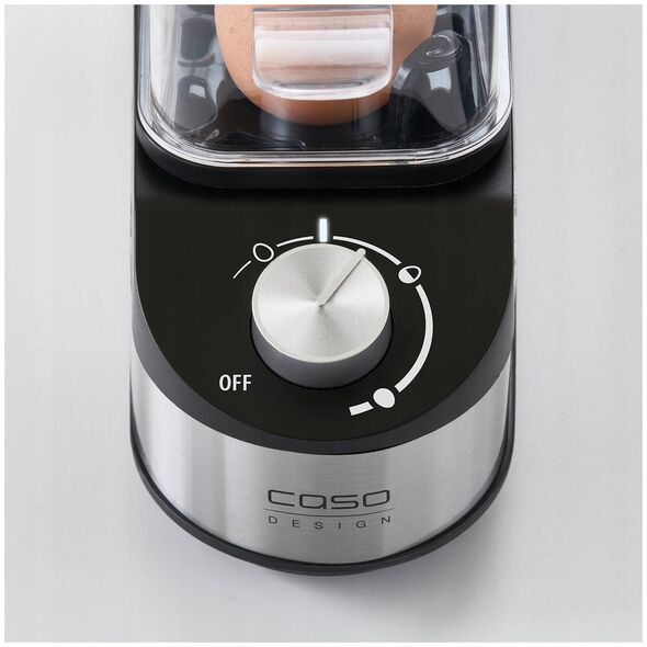 Jajowar Caso Caso | Egg Cooker | E3 | Juodas/Stainless Steel | 210 W