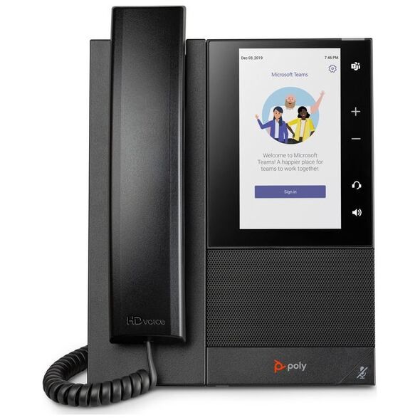 Telefon Poly POLY Biznesowy telefon multimedialny CCX 505 do aplikacji Microsoft Teams, z obsługą PoE