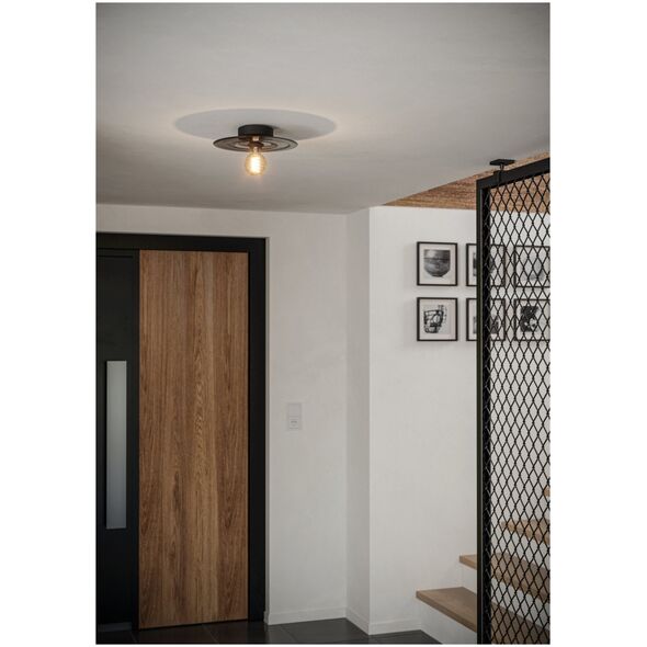 ΦΩΤΙΣΤΙΚΟ ΟΡΟΦΗΣ EGLO EGLO LINTMILL E27 40W ΓΚΡΙ Φωτιστικό οροφής 13991966 9002759440282