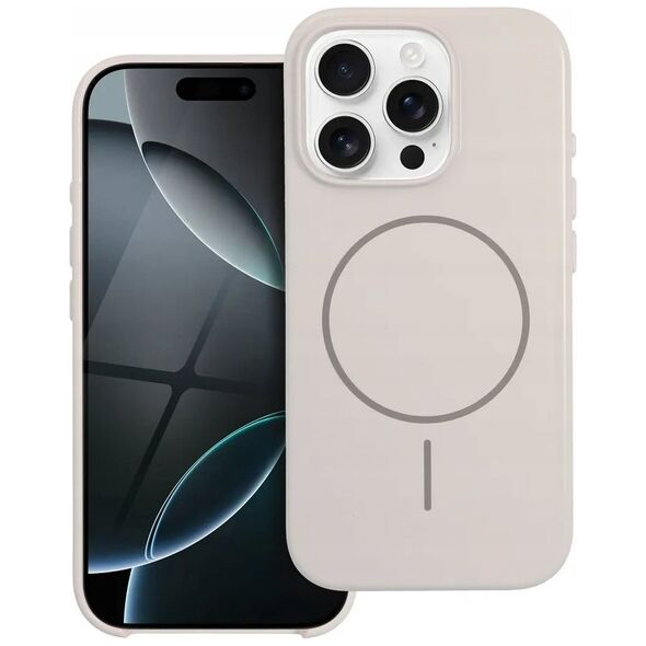 Premium Glossy Mag Cover kompatybilny z MagSafe i Camera Control button pasuje do IPHONE 16 PLUS biały