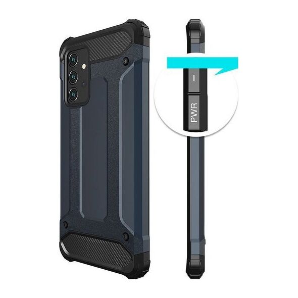Pancerne hybrydowe etui Hybrid Armor pokrowiec na Samsung Galaxy A26 - niebieskie