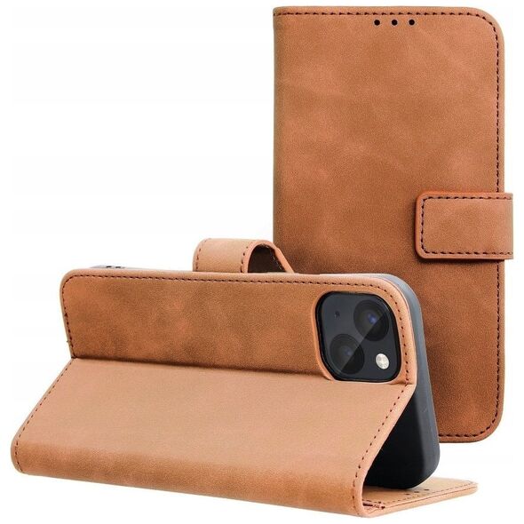 ForCell Kabura Forcell TENDER Book do IPHONE 13 brązowy