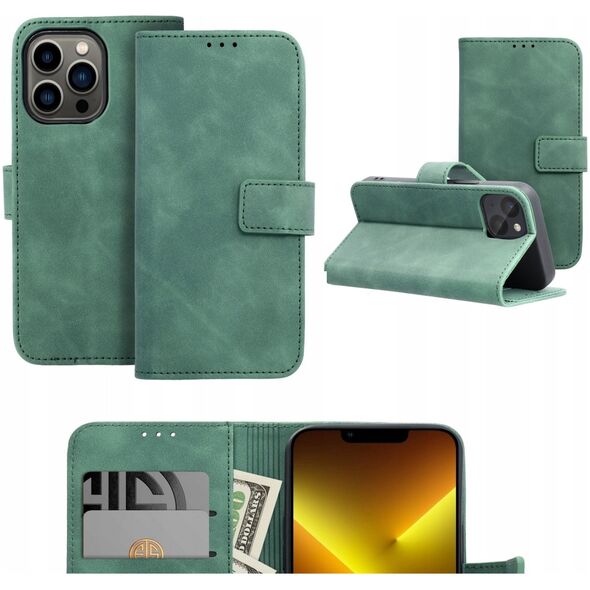 ForCell Kabura Forcell TENDER Book do SAMSUNG Galaxy S22 zielony