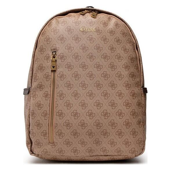 Guess Guess, Vezzola, Synthetic Leather, Backpack, Brown, 4G Logo, For Men, 21/32.5 x 39.5 x 15 cm For Men