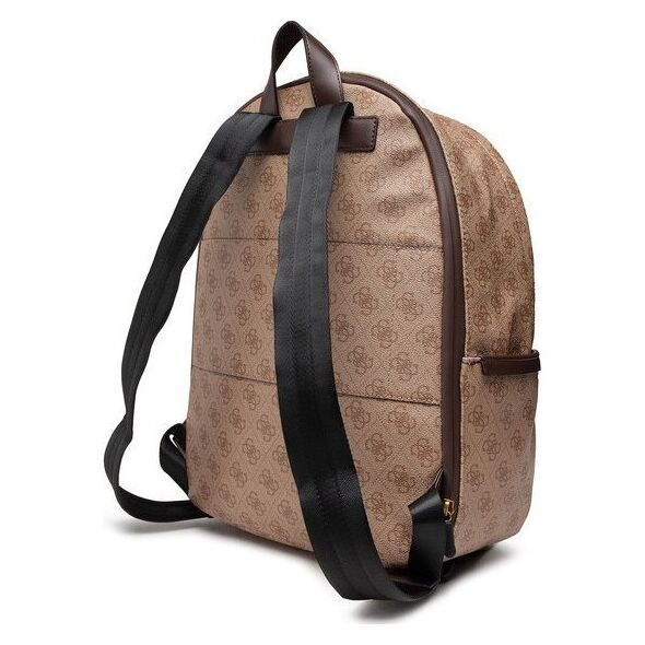 Guess Guess, Vezzola, Synthetic Leather, Backpack, Brown, 4G Logo, For Men, 21/32.5 x 39.5 x 15 cm For Men
