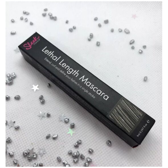 Sleek MakeUP Sleek MakeUP, Θανατηφόρου Μήκους, Ογκοπλαστικής, Μάσκαρα, Μαύρο, 9 ml για γυναίκες 13277188 96079980