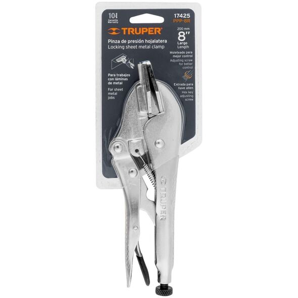 Truper Truper spaustuvai lakštiniam metalui 200mm PPP-8R 13411838 7501206643549