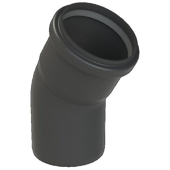 Almeva STARR Ebow 30° DN80 UV Stable Μαύρο 12207004 7630676810134