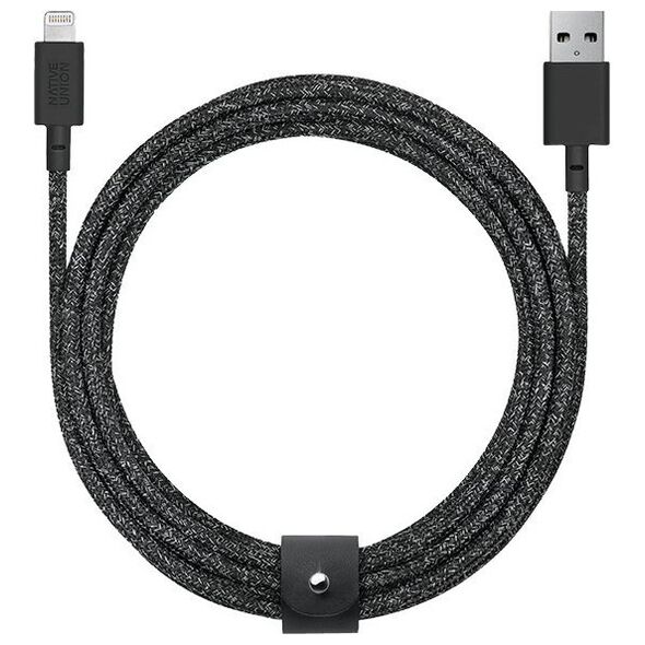 Native Union Belt Cable USB-A to Lightning 3m Black
