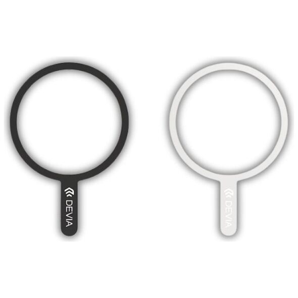 Magnetic Adapter Ring Devia EL255 για Magsafe Μαύρο & Λευκό (2 τεμ.) 6942297124936 6942297124936 έως και 12 άτοκες δόσεις