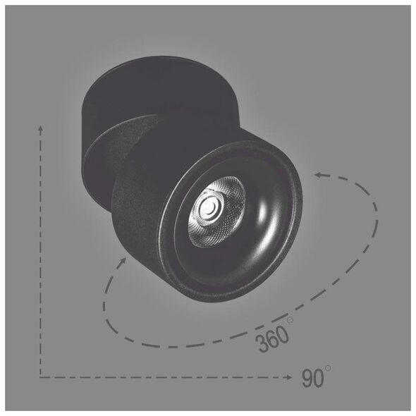 Φωτιστικό οροφής Tope TOPE LED DOWNLIGHT 10W, 4000K, ΜΑΥΡΟ 10681972 4772007006144