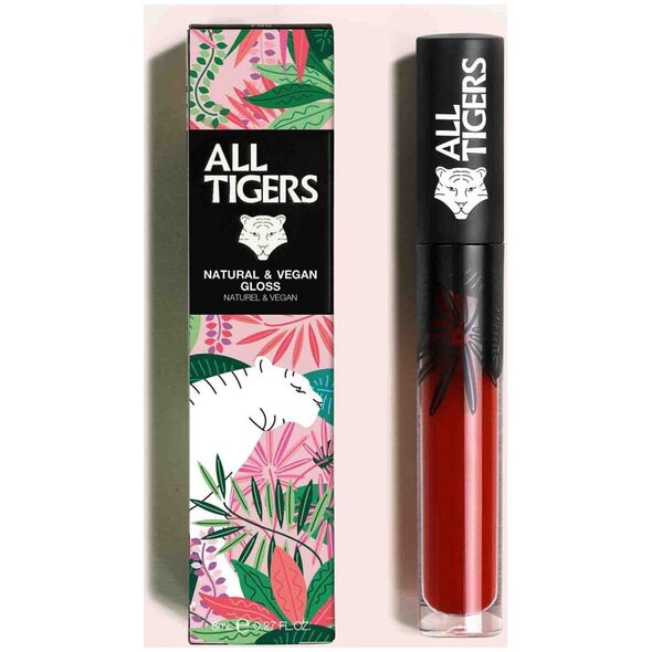 All Tigers All Tigers, Natural & Vegan, Natural, Shining, Lip Gloss, 817, Keep Your Chin Up, 8 ml για γυναίκες 13075682 3701243208174
