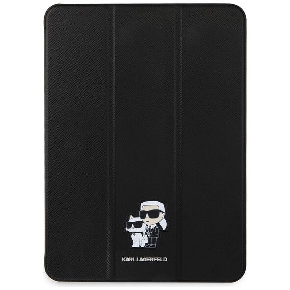 Karl Lagerfeld KLFC13PM24SAKCK iPad Pro   13" 2024 Book Cover czarny/black Saffiano Magnetic Karl &Choupette