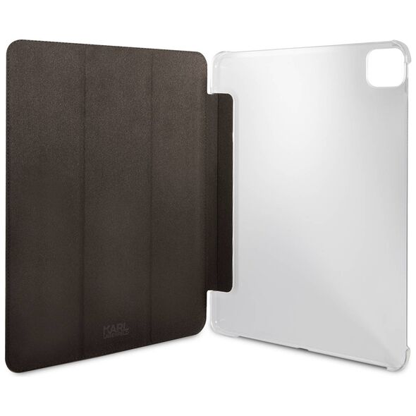 Karl Lagerfeld KLFC13PM24SAKCK iPad Pro   13" 2024 Book Cover czarny/black Saffiano Magnetic Karl &Choupette
