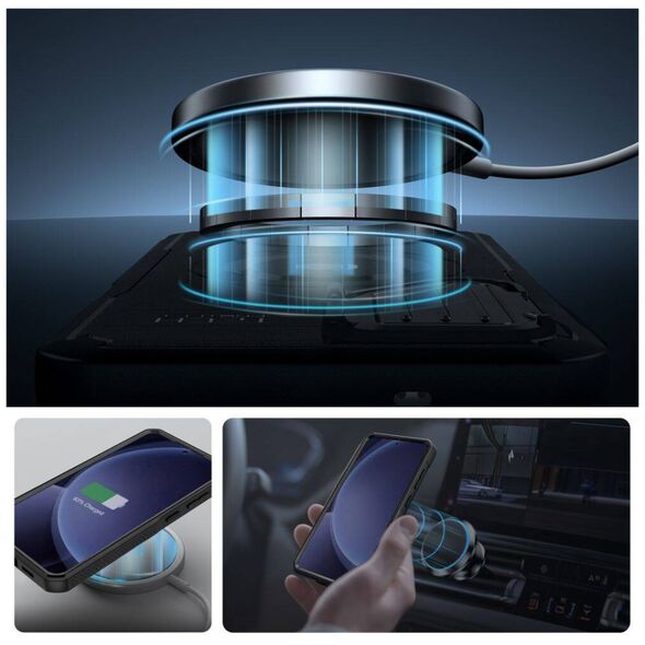 Case SAMSUNG GALAXY S25+ Tech-Protect Kevlar MagSafe+ black 5906302322275