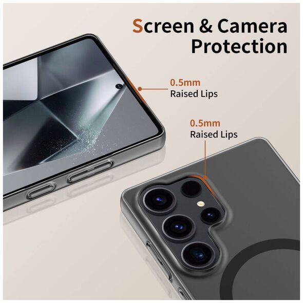Case SAMSUNG GALAXY S25 ULTRA Tech-Protect Magslim MagSafe Matte black 5906302322015
