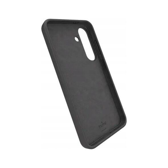 Etui silikonowe Puro Icon do Samsung Galaxy S25 - czarne