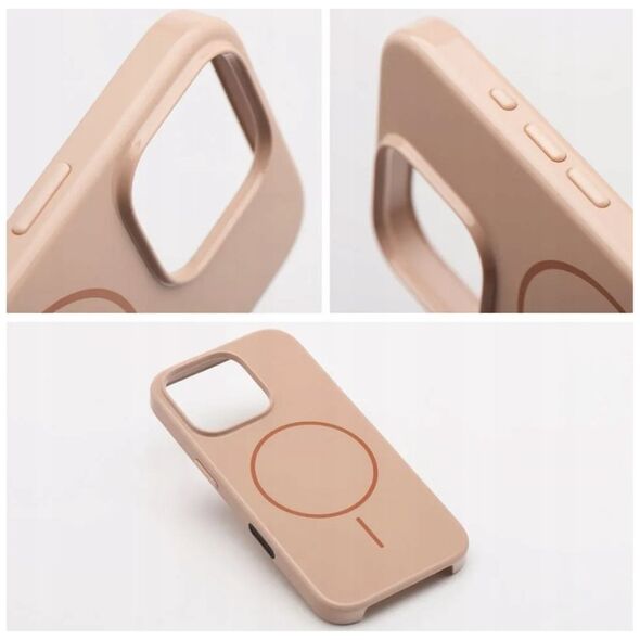 Premium Glossy Mag Cover kompatybilny z MagSafe i Camera Control button pasuje do IPHONE 16 PRO pustynny złoty