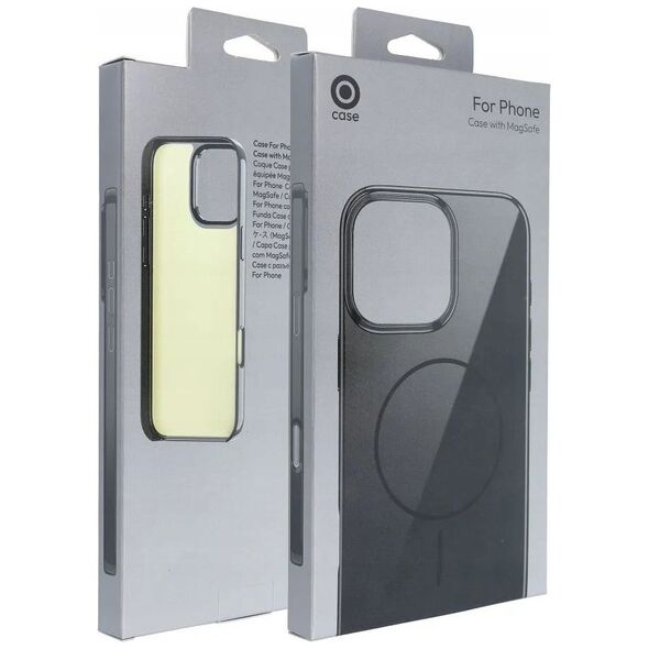 Glossy Mag Cover kompatybilny z MagSafe pasuje do IPHONE 14 PLUS czarny
