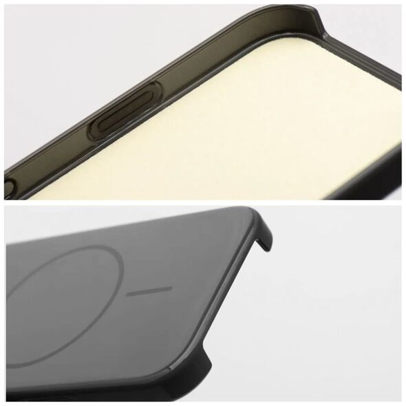 Premium Glossy Mag Cover kompatybilny z MagSafe i Camera Control button pasuje do IPHONE 16 czarny