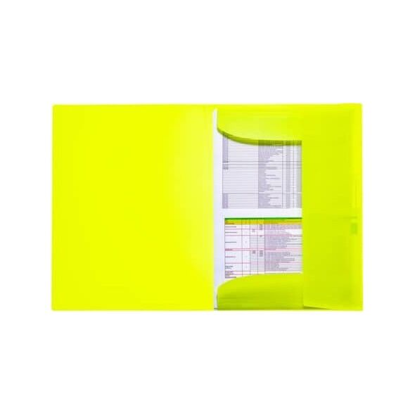 Herma HERMA Sammelmappe A3 neon gelb Polypropylen 3St.