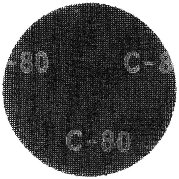 Graphite Siatka ścierna do gipsu na rzep 180 mm, K80, 5szt do szlifierki 59G263