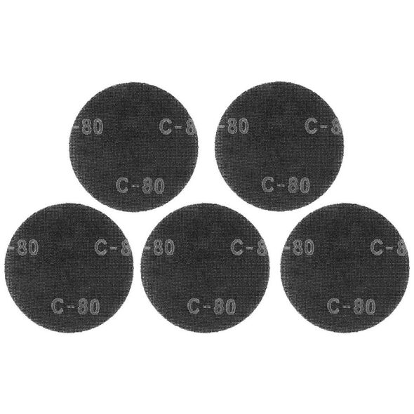Graphite Siatka ścierna do gipsu na rzep 180 mm, K80, 5szt do szlifierki 59G263