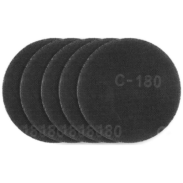 Graphite Siatka ścierna do gipsu na rzep 180 mm, K180, 5szt do szlifierki 59G263
