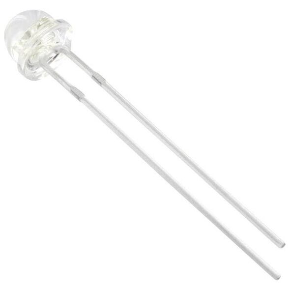 Tru Components TRU COMPONENTS 1577394 LED med ledninger Hvid Klokkeform 5 mm 1900 mcd 100 ° 20 mA