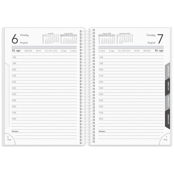 Mayland-Burde Basic dagkalender PP-plast 2025