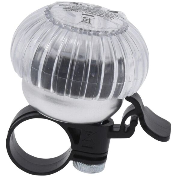 DZWONEK ROWEROWY LED 6X4CM XQMAX