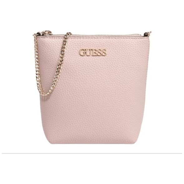 Guess, Amara Bucket, Synthetic Leather, Textile Bag, Powder Pink, HWXG8493010, For Women, 18/23 x 20 x 14 / 14/18 x 18 x 7 cm For Women