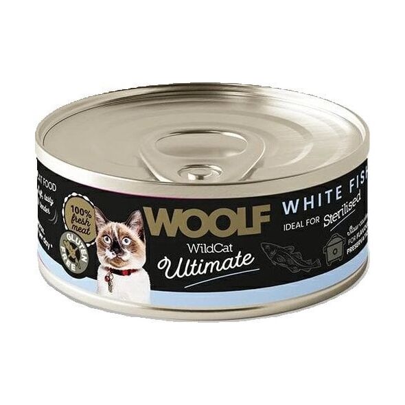Woolf Ultimate WildCat Karma dla Kota Biała Ryba 85g