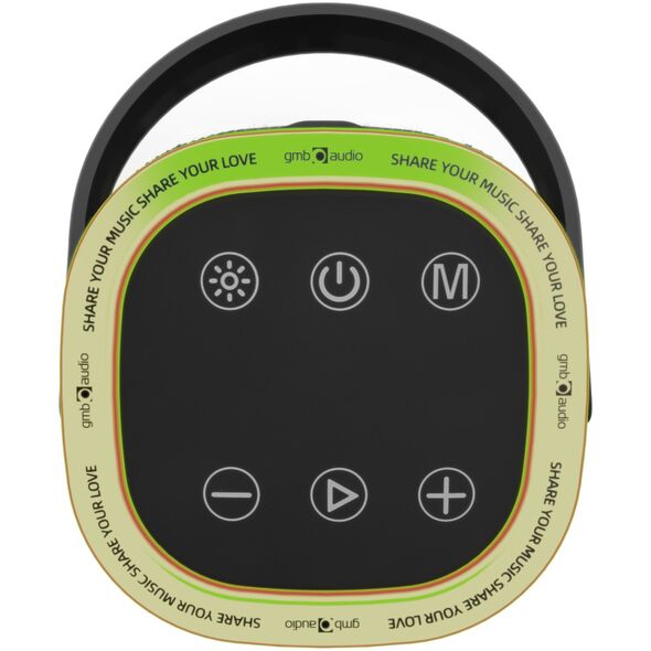 Portable Speaker|GEMBIRD|Portable/Wireless|Bluetooth|SPK-BT-LED-06