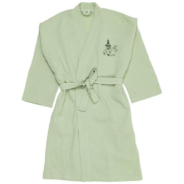 Moomin muslin robe L/XL green